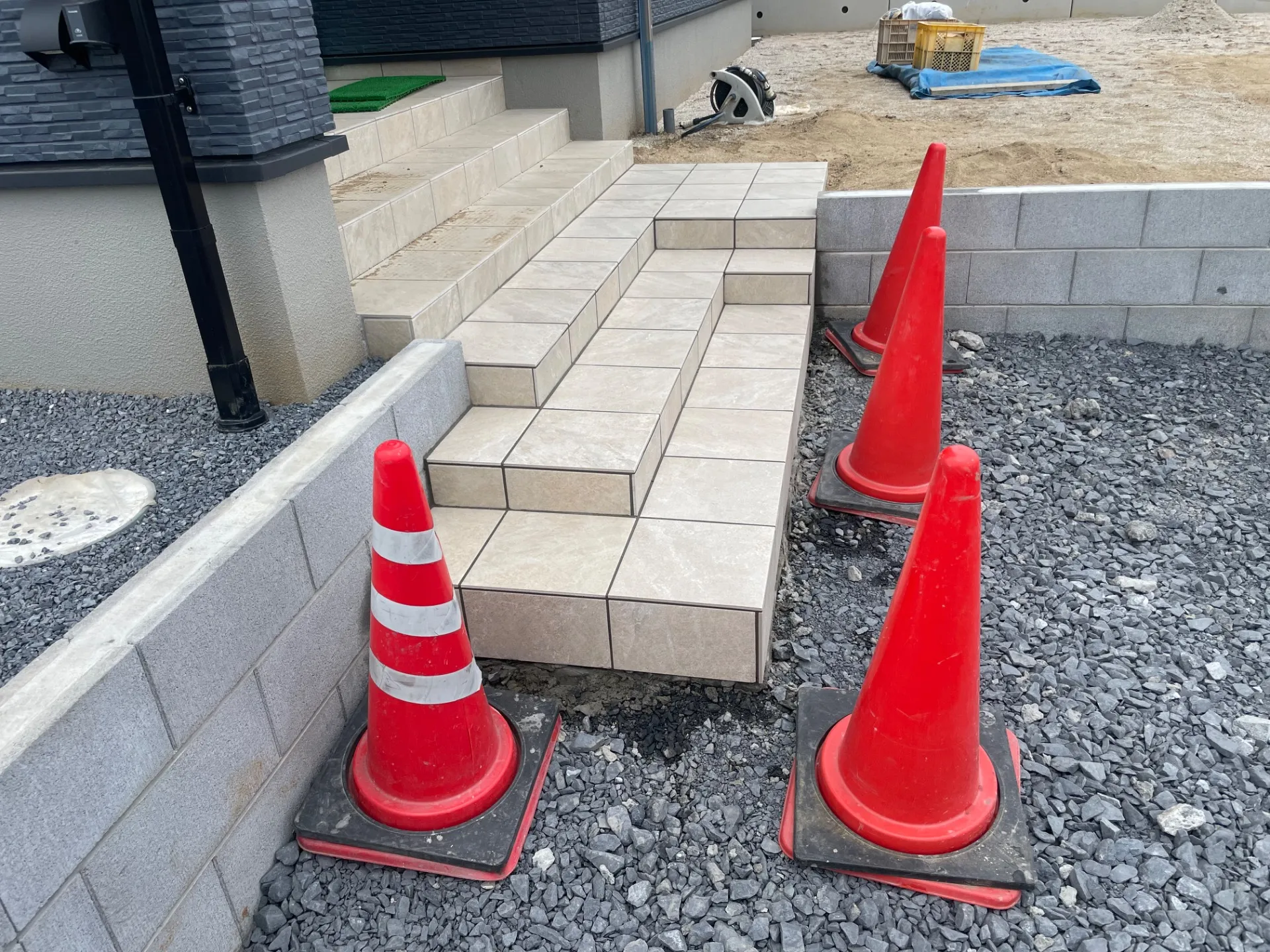 ひたちなか市　タイル工事